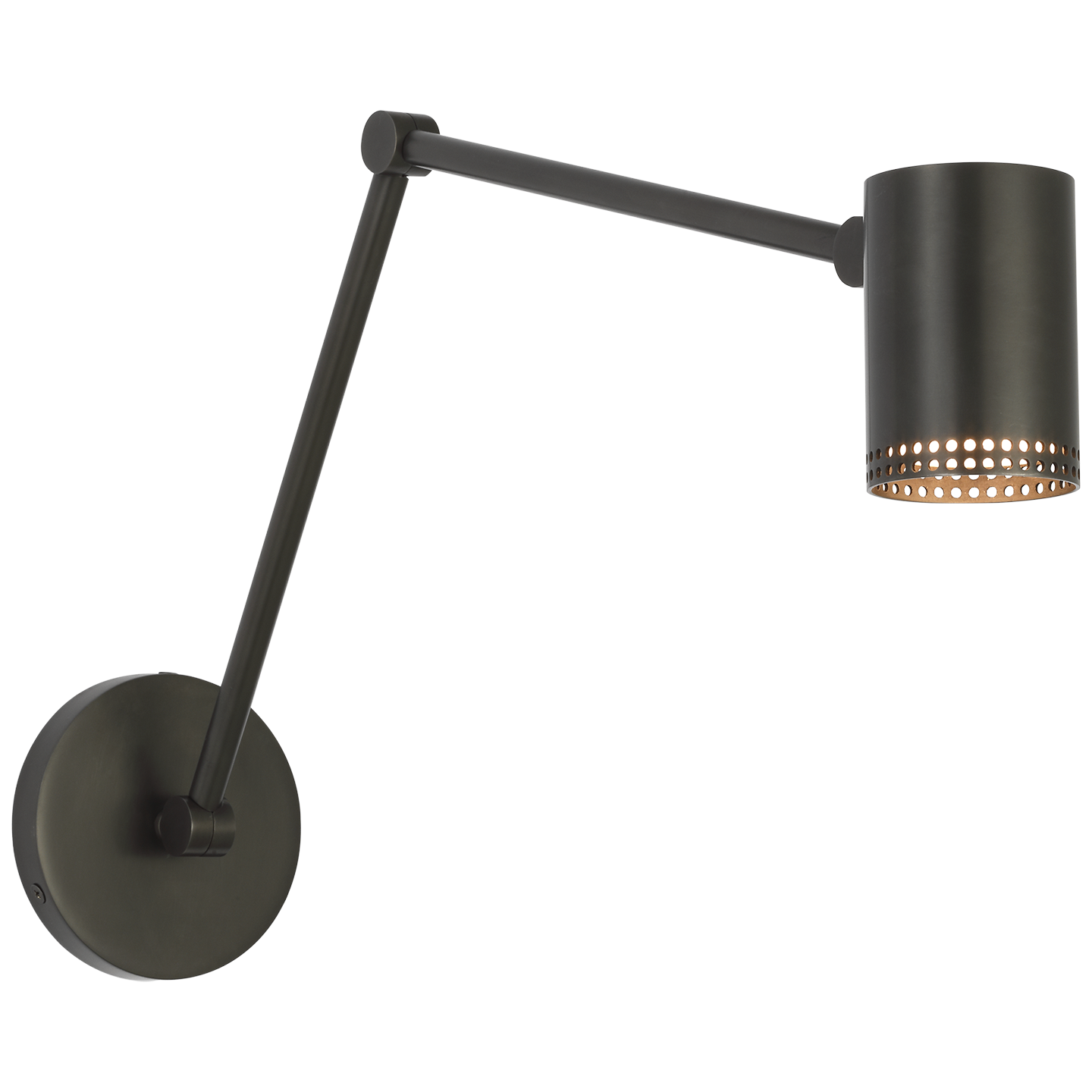 Precision 5" Double Library Light | Bronze | White Glass