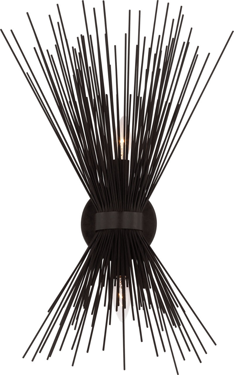 Strada Medium Sconce | Aged Iron