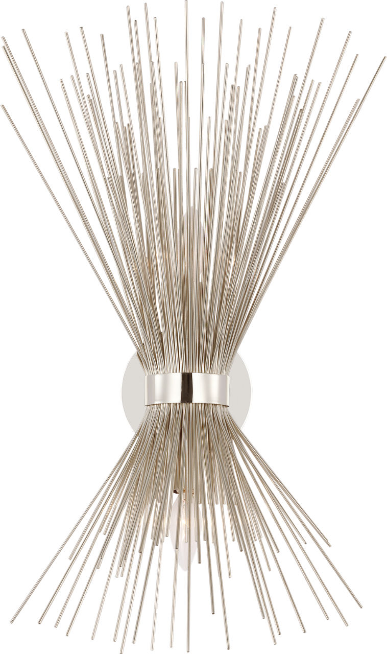 Strada Medium Sconce | Polished Nickel