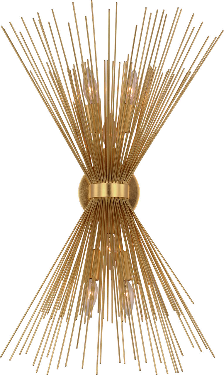 Strada Medium Symmetrical Sconce | Gild