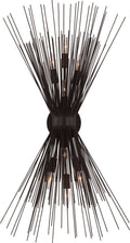 Strada Large Symmetrical Sconce | Aged Iron