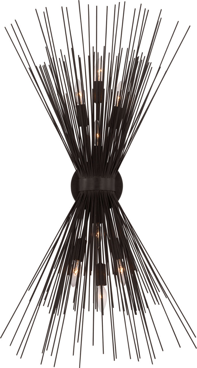 Strada Large Symmetrical Sconce | Aged Iron