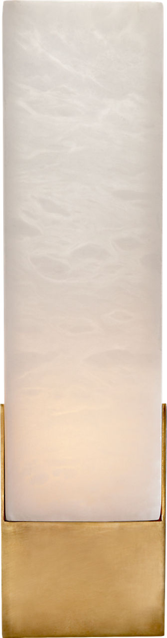 Covet Tall Box Bath Sconce | Antique-Burnished Brass