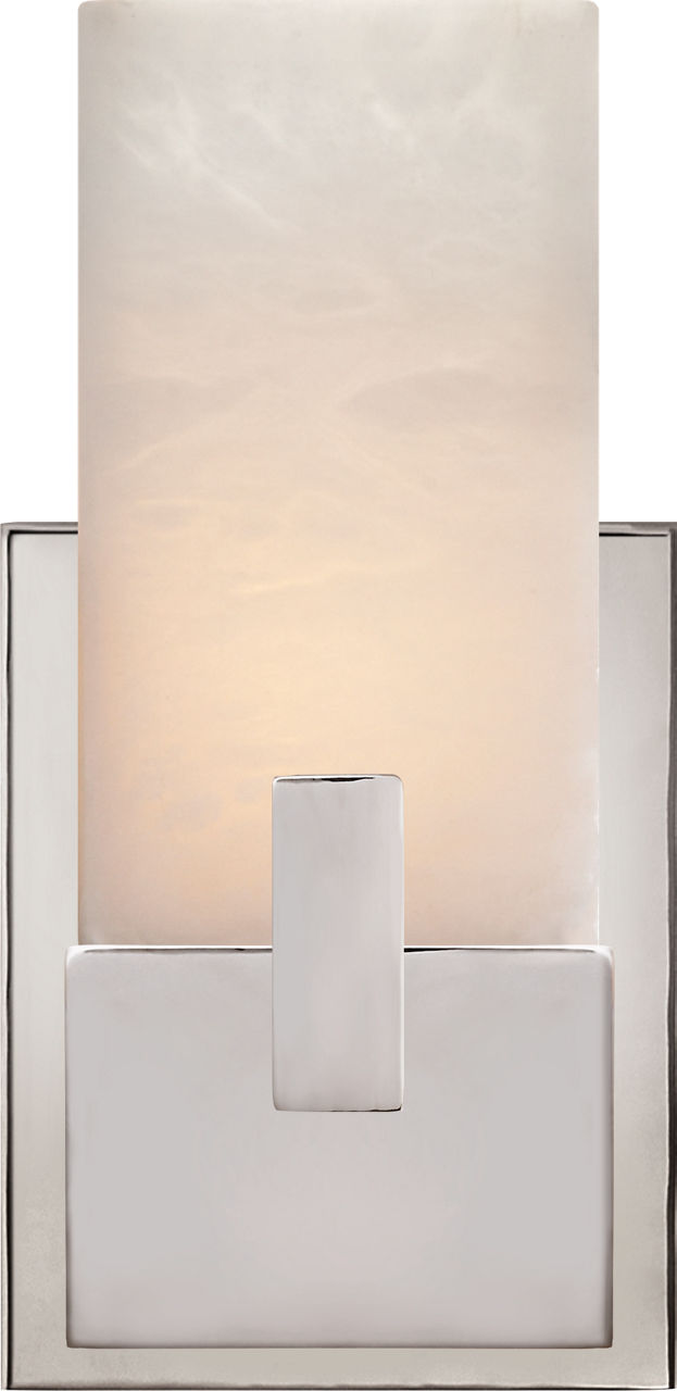 Covet Short Clip Bath Sconce | Polished Nickel