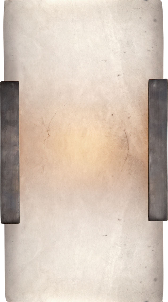 Covet Wide Clip Bath Sconce | Bronze