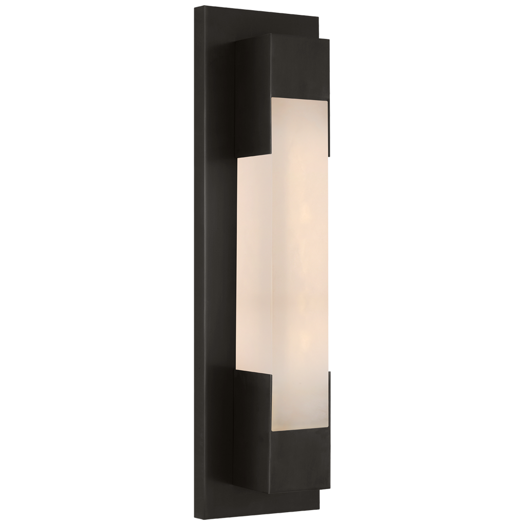 Covet 16" Bracketed Bath Light | Bronze | Alabaster
