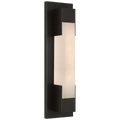 Covet 16" Bracketed Bath Light | Bronze | Alabaster