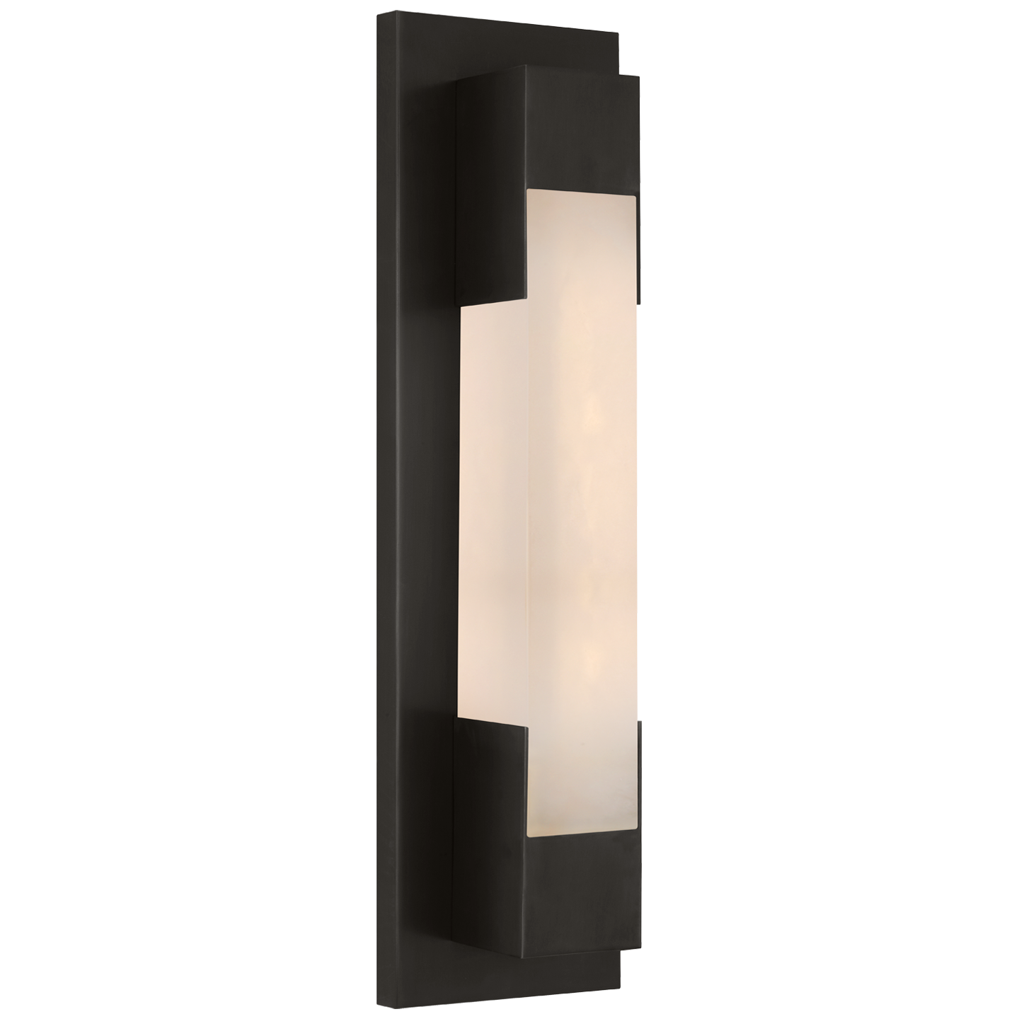 Covet 16" Bracketed Bath Light | Bronze | Alabaster