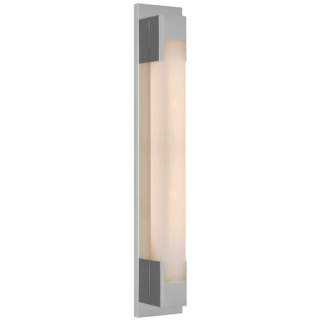 Covet 26" Bracketed Bath Light | Polished Nickel | Alabaster