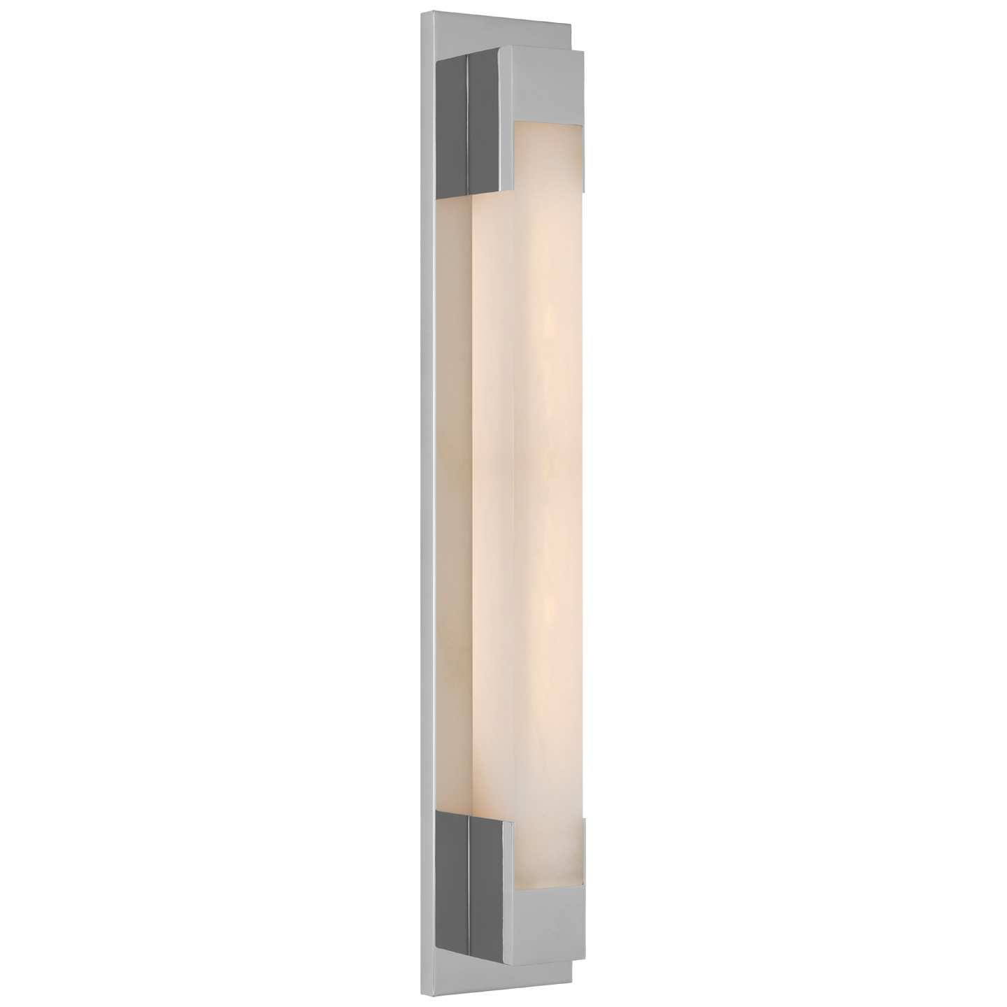 Covet 26" Bracketed Bath Light | Polished Nickel | Alabaster