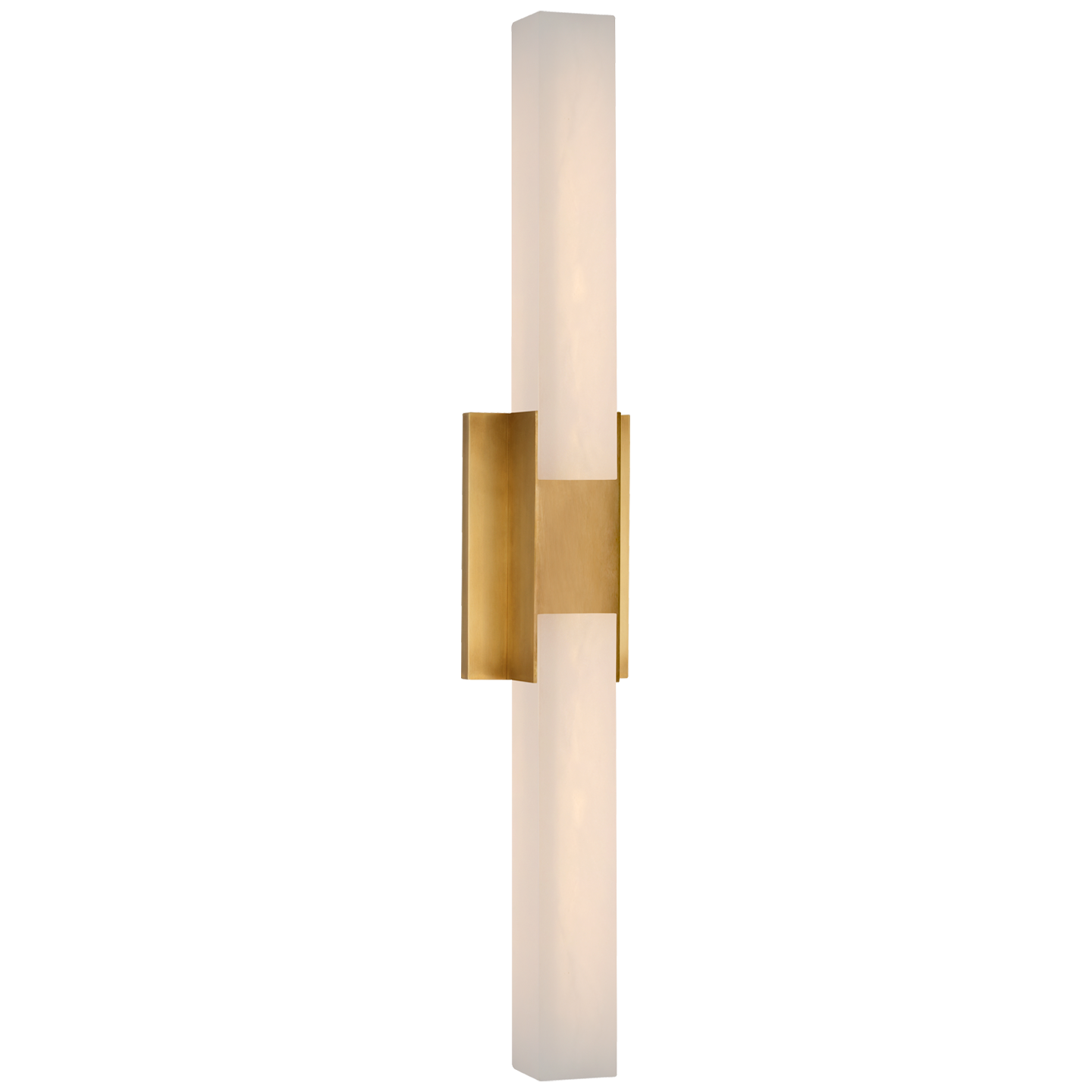 Covet 28" Double Bath Light | Antique-Burnished Brass | Alabaster
