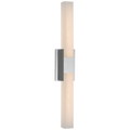 Covet 28" Double Bath Light | Polished Nickel | Alabaster