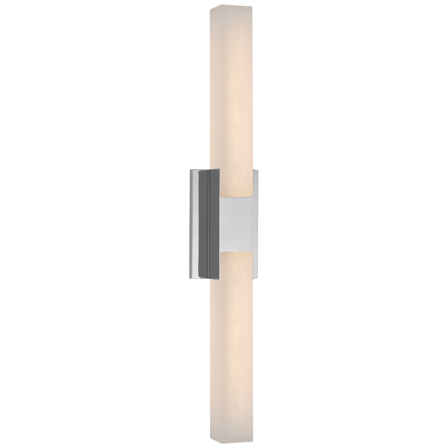 Covet 28" Double Bath Light | Polished Nickel | Alabaster