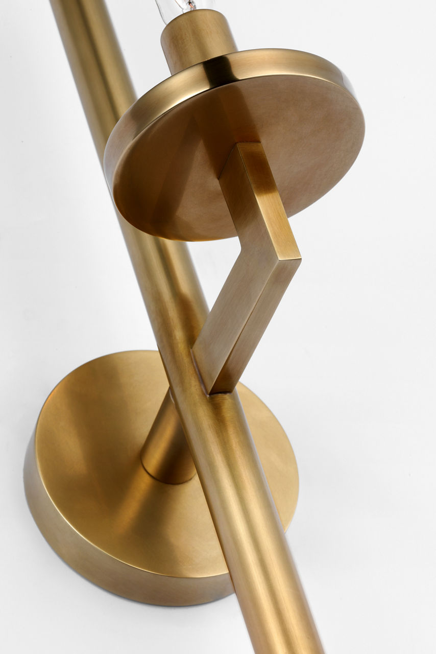 Liaison Single Sconce | Antique-Burnished Brass