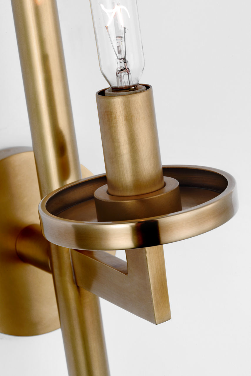 Liaison Single Sconce | Antique-Burnished Brass