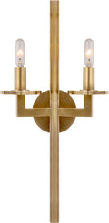 Liaison Double Sconce | Antique-Burnished Brass