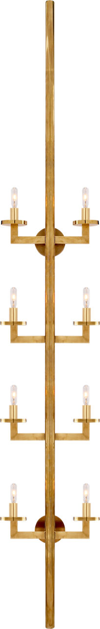 Liaison Statement Sconce | Antique-Burnished Brass
