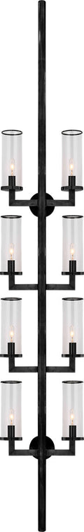 Liaison Statement Sconce | Bronze | Clear Glass
