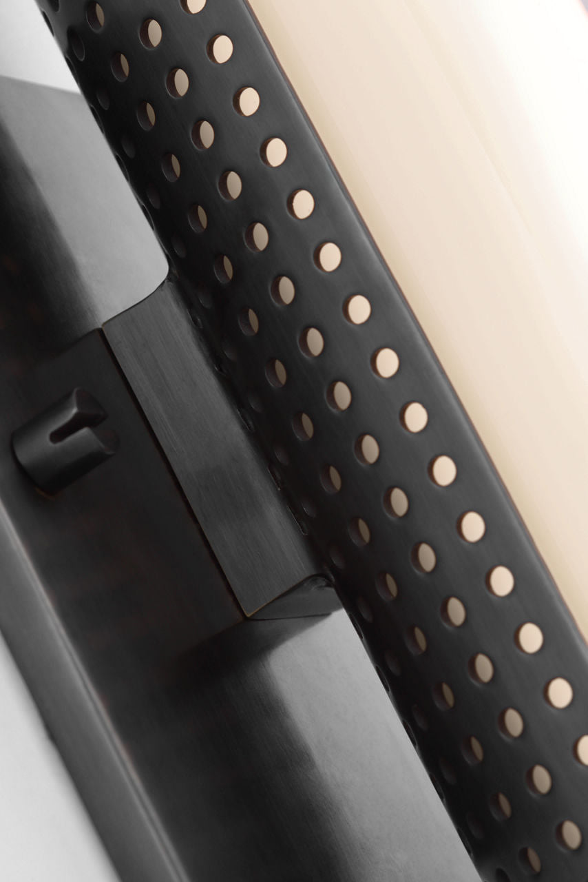 Precision 28" Bath Light | Bronze | White Glass