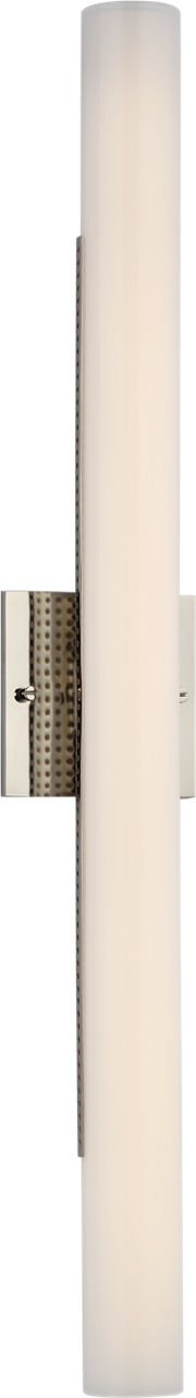 Precision 28" Bath Light | Polished Nickel | White Glass