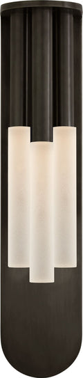 Rousseau Medium Multi-Drop Sconce | Bronze | Etched Crystal