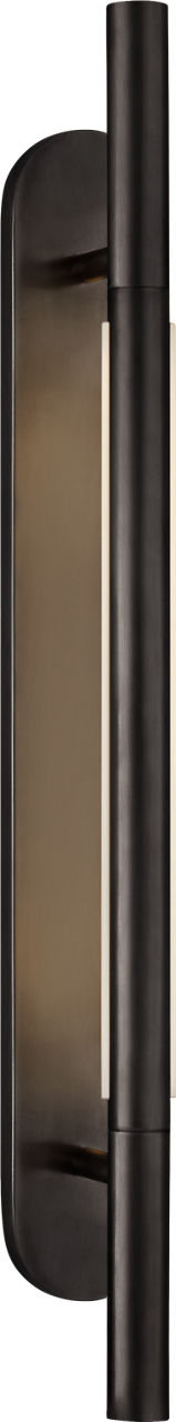 Rousseau Medium Bracketed Sconce | Bronze | Etched Crystal