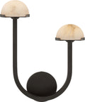 Pedra 15" Asymmetrical Right Sconce | Bronze | Alabaster