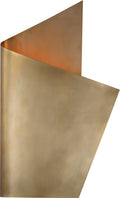 Piel Right Wrapped Sconce | Antique-Burnished Brass