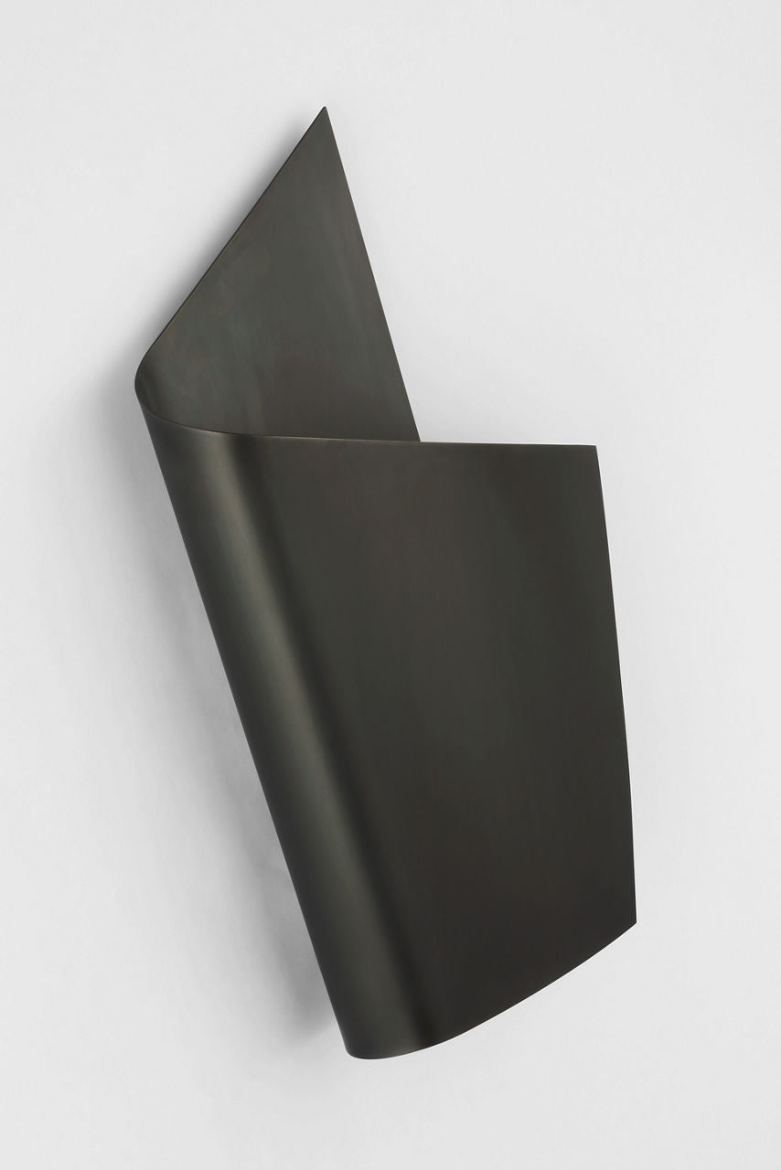Piel Right Wrapped Sconce | Bronze