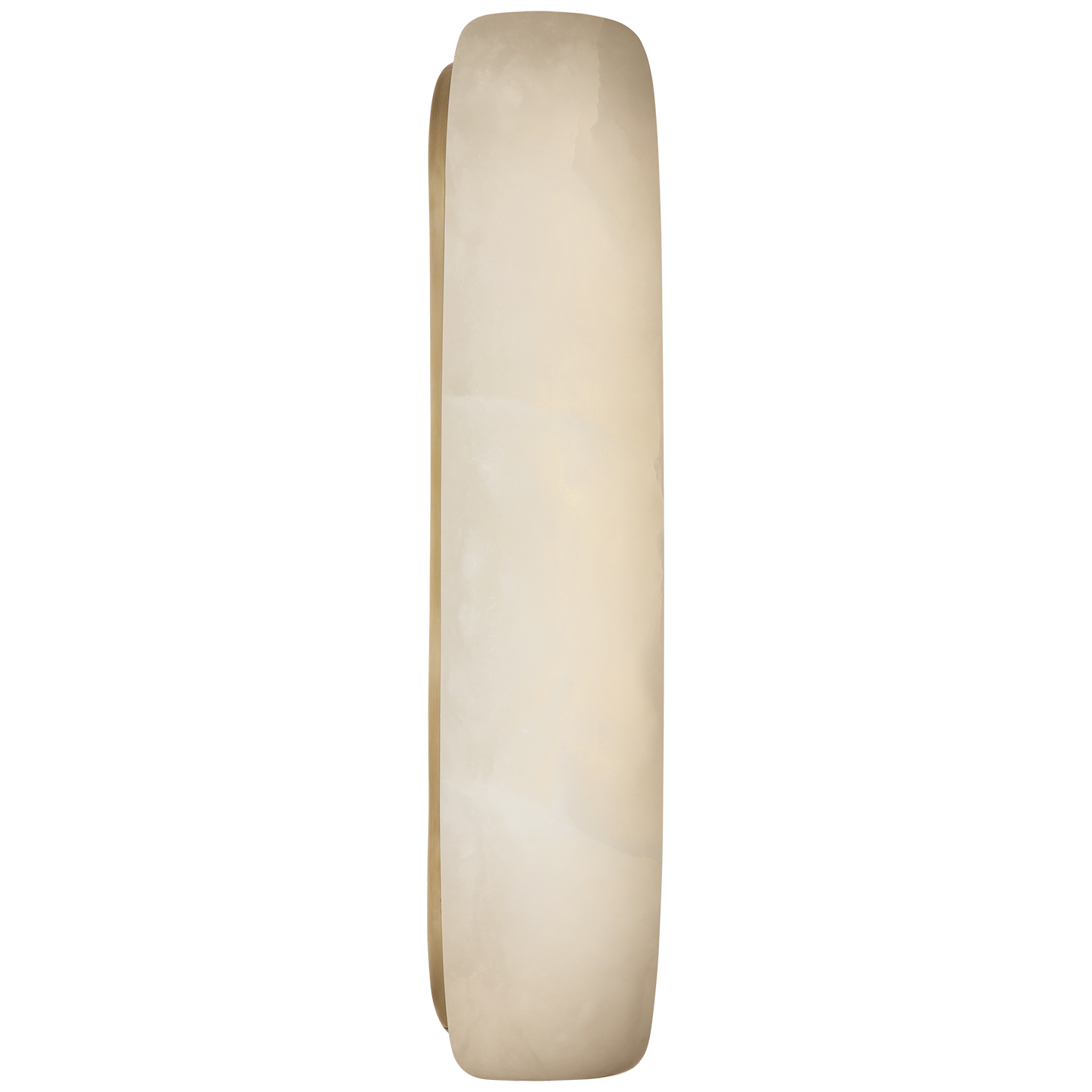 Formosa 20" Linear Sconce | Alabaster and Antique-Burnished Brass