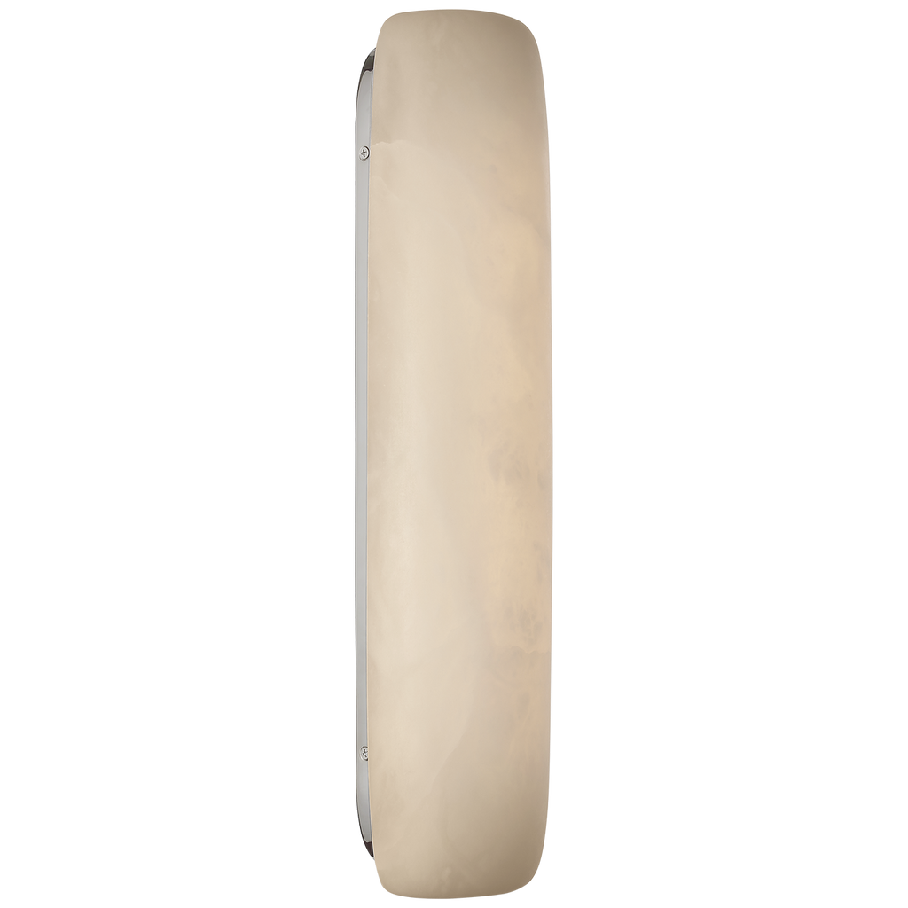 Formosa 20" Linear Sconce | Alabaster and Polished Nickel