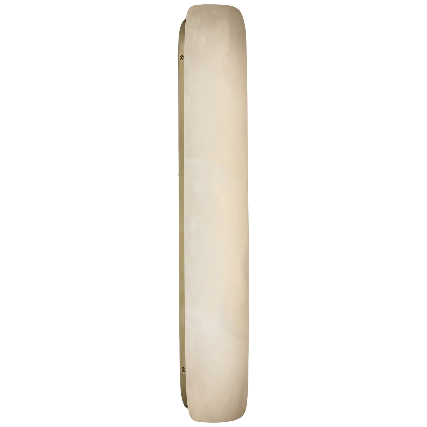 Formosa 26" Linear Sconce | Alabaster and Antique-Burnished Brass