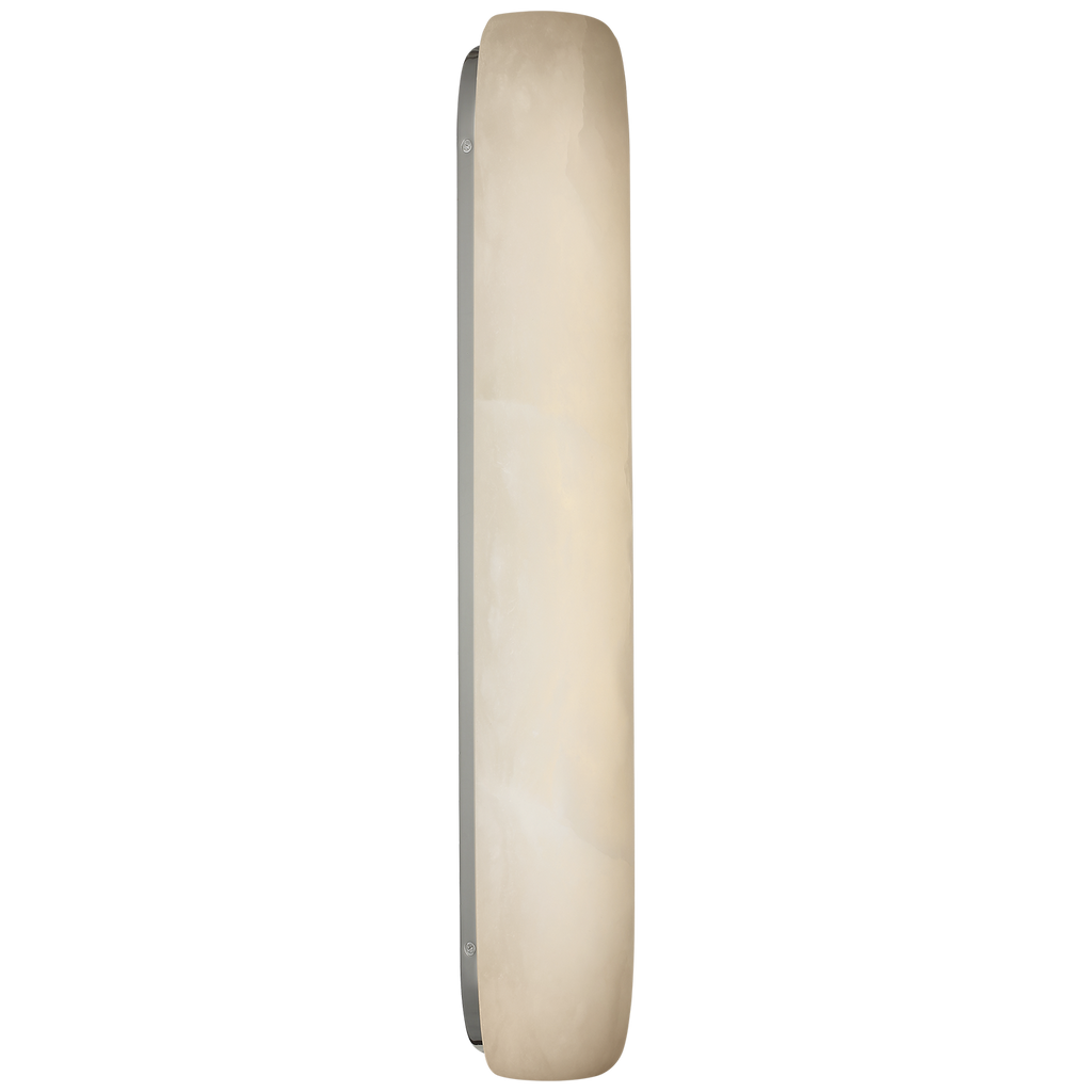 Formosa 26" Linear Sconce | Alabaster and Polished Nickel
