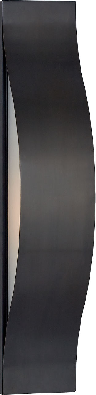 Avant Medium Linear Sconce | Bronze | Frosted Glass