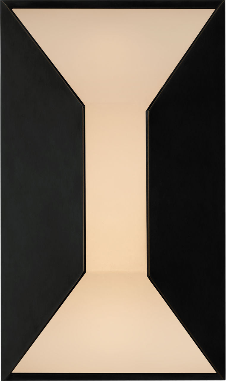 Stretto 8" Sconce | Bronze | Frosted Glass