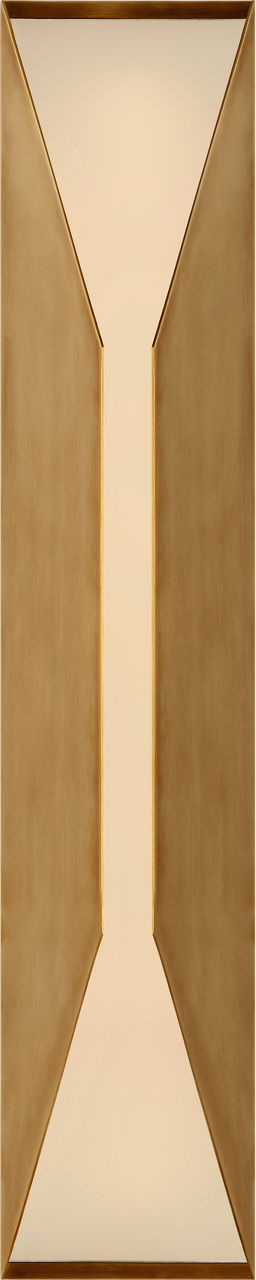 Stretto 24" Sconce | Antique Burnished Brass | Frosted Glass