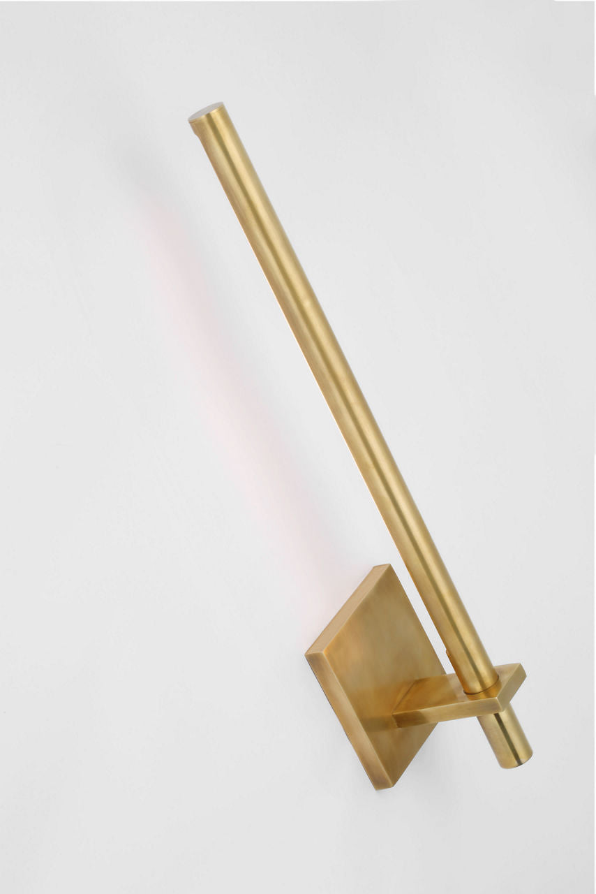 Axis Medium Sconce | Antique-Burnished Brass