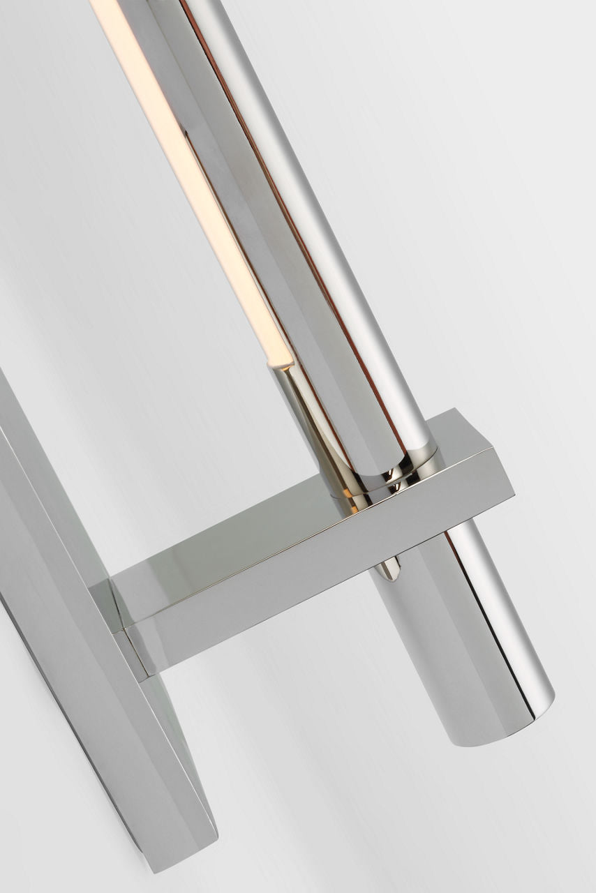 Axis Medium Sconce | Polished Nickel