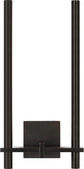 Axis Medium Two Arm Sconce | Bronze