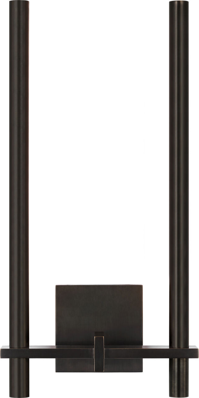 Axis Medium Two Arm Sconce | Bronze