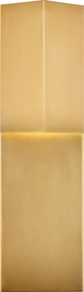 Rega 18" Folded Sconce | Antique-Burnished Brass
