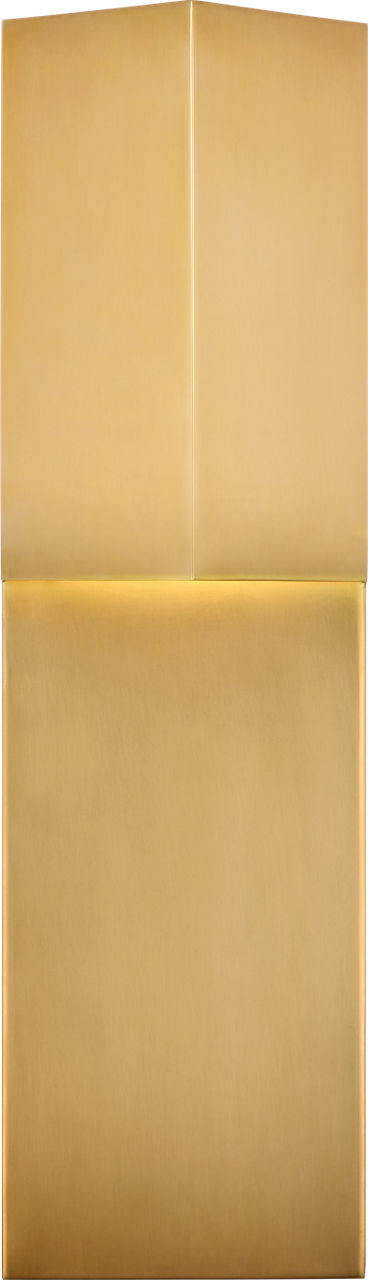 Rega 18" Folded Sconce | Antique-Burnished Brass
