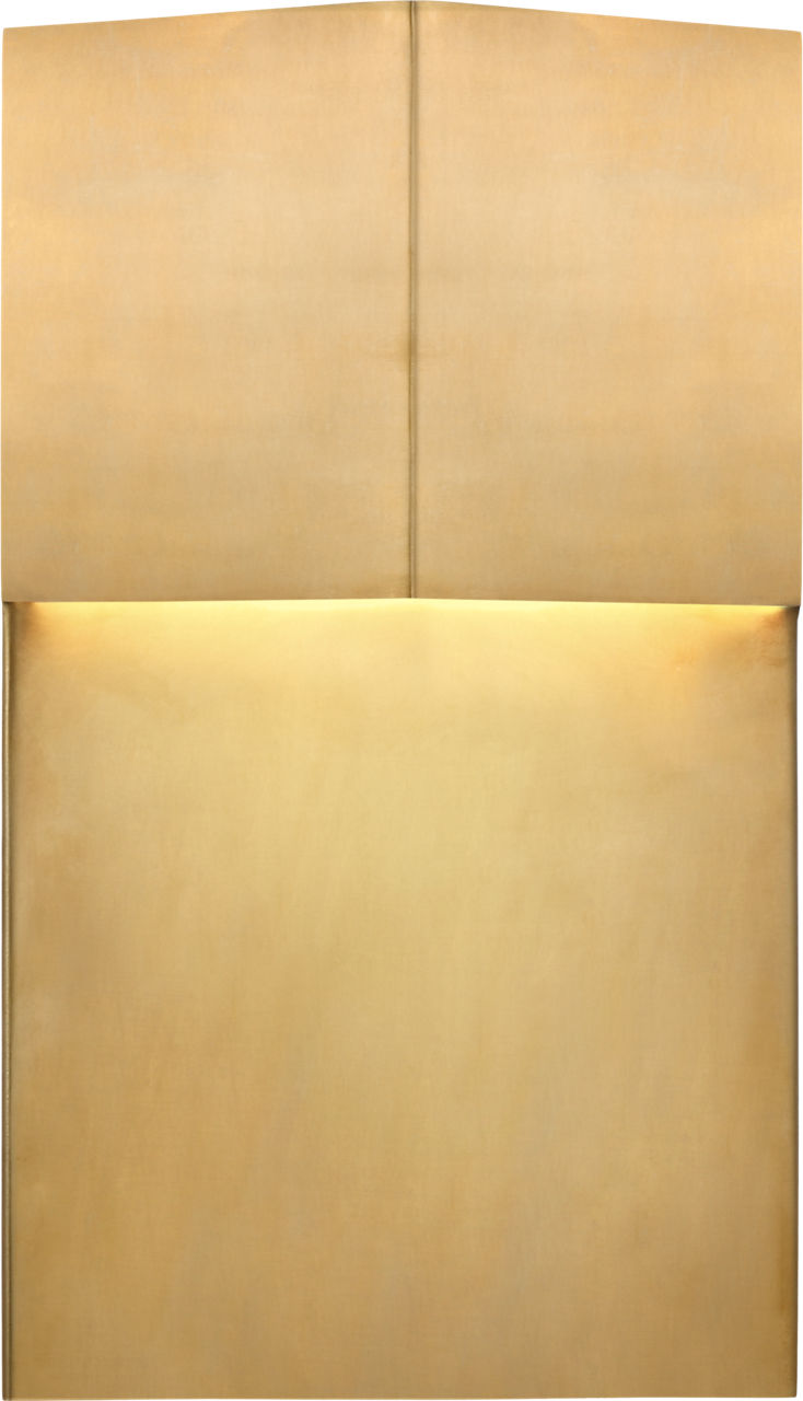 Rega 12" Wide Sconce | Antique-Burnished Brass