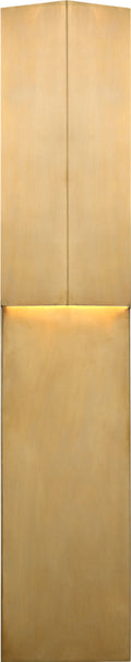 Rega 24" Folded Sconce | Antique-Burnished Brass
