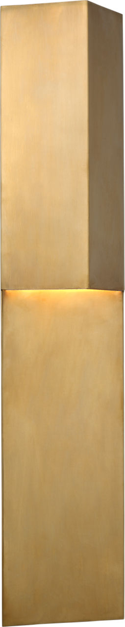 Rega 24" Folded Sconce | Antique-Burnished Brass