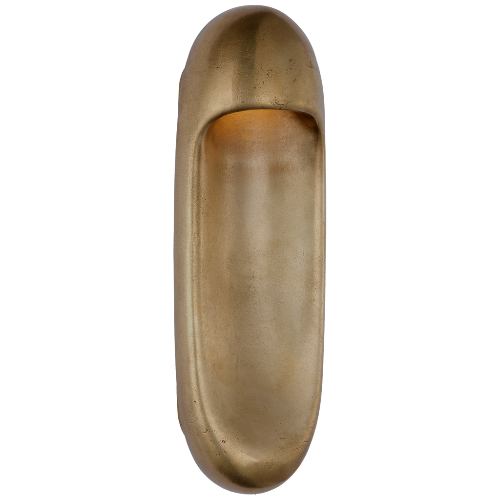 Esculpa 18" Elongated Wall Light | Museum Brass