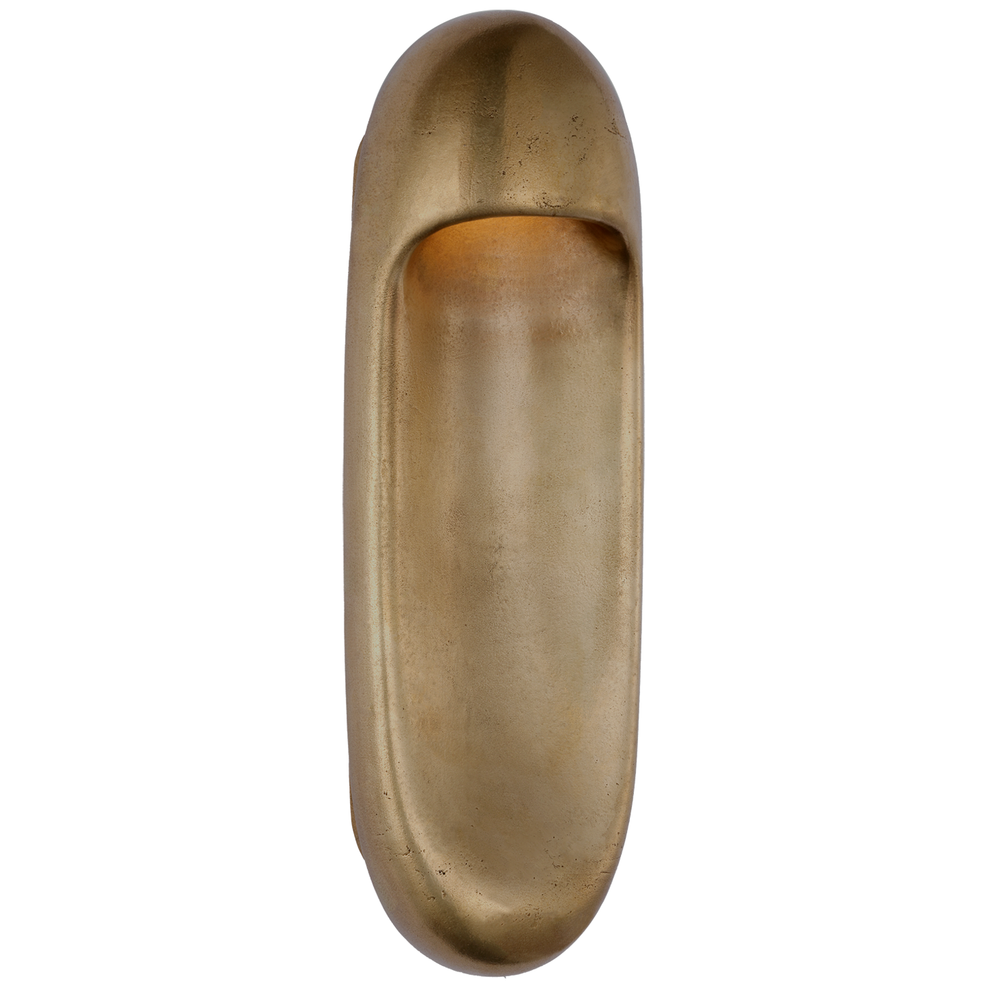 Esculpa 18" Elongated Wall Light | Museum Brass