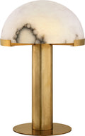 Melange Table Lamp | Antique-Burnished Brass | Alabaster