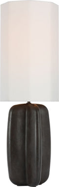 Alessio Large Table Lamp | Aged Iron | Linen Shade