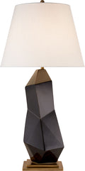 Bayliss Table Lamp | Black | Linen Shade